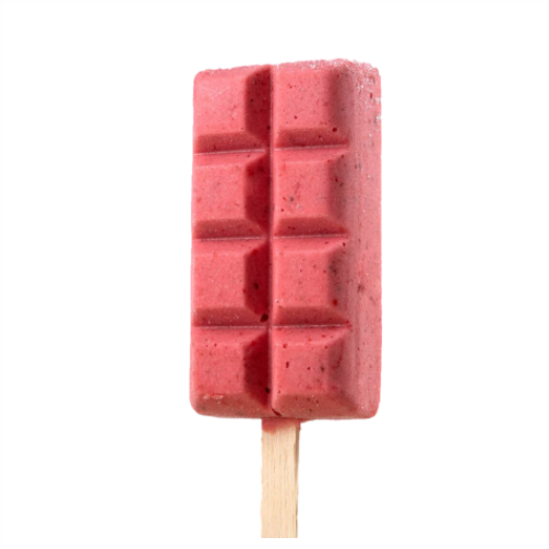 paleta de frutilla